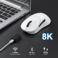 RK-ROYAL-KLUDGE-MG5-8K-Wireless-Gaming-Mouse-42K-DPI-PAW3950-Sensor-56g-Lightweight-Ergonomic-Mouse-Dual-8000Hz-Polling-Rate-White-5