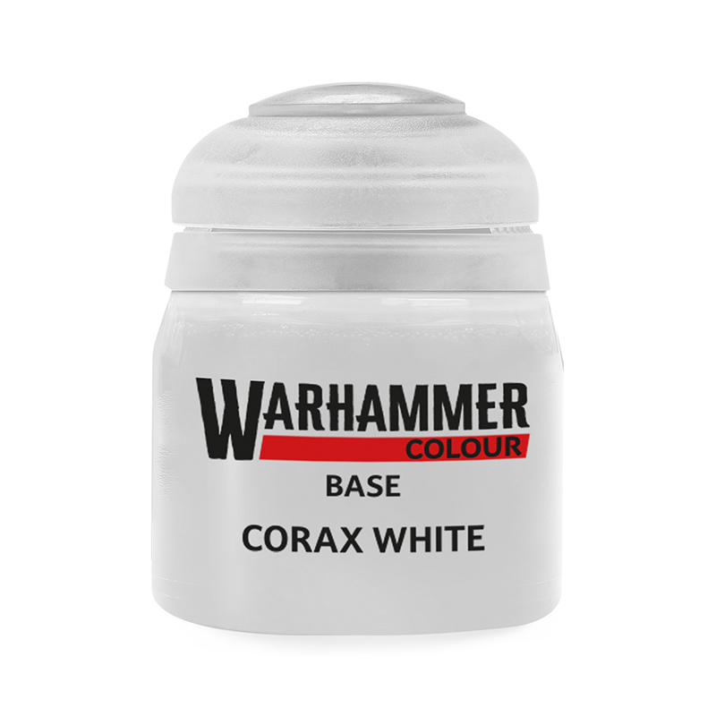 Games Workshop 21-52 Warhammer Colour Base: Corax White -12ML (99189950315)