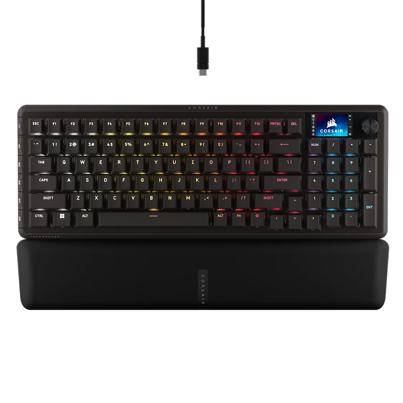Corsair VANGUARD 96 Wired Black Mechanical Gaming Keyboard with MLX Plasma Switch (CH-91E901E-NA)