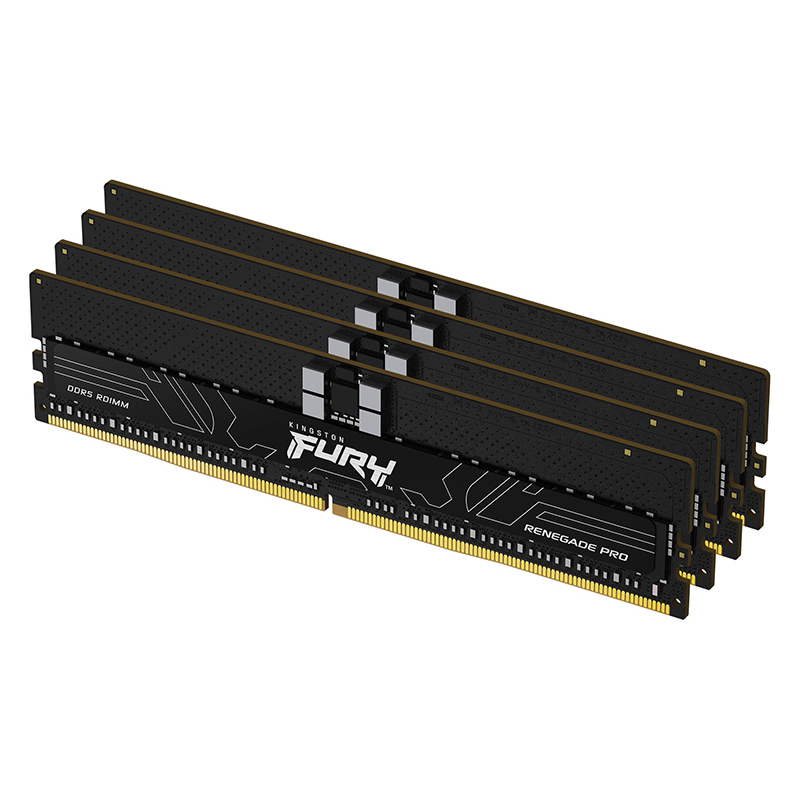 Kingston 128GB (4x32GB) KF560R32RBEK4-128 Fury Renegade Pro 6000MT/s CL32 ECC DDR5 RAM