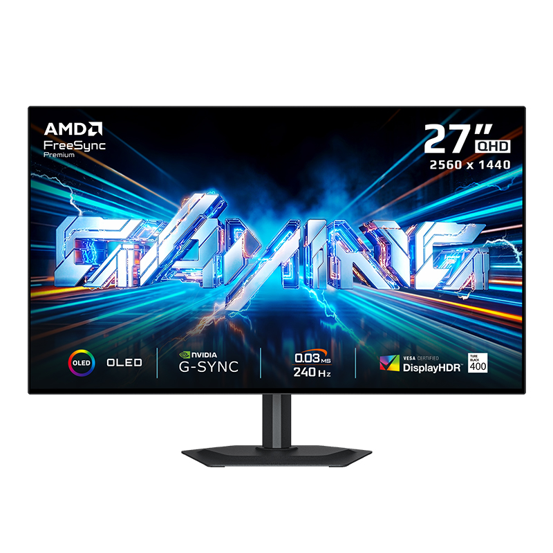 Gigabyte 27in QHD QD-OLED 240Hz Gaming Monitor (GO27Q24)