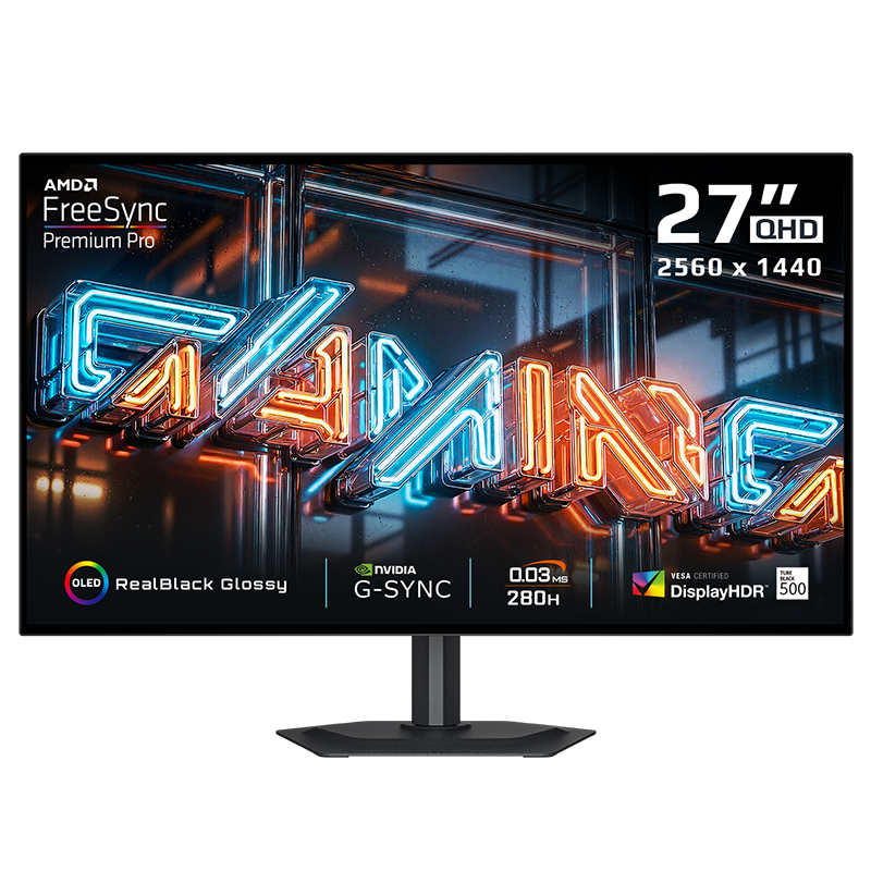 Gigabyte 27in QHD WOLED 280Hz Gaming Monitor (MO27Q28GR)