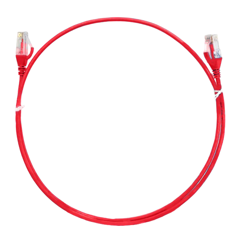 8ware CAT6 Ultra Thin Slim Cable 20m - Red (CAT6THINRD-20M)