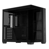 ASUS A32 TG Dual Chamber Panoramic ATX Case - Black No Fans (A32 TG BLACK NO FAN)