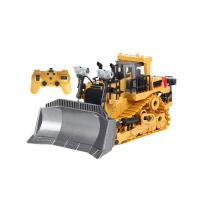 Remote Control Excavator Bulldozer Toy 2.4G 11 Channel RC Front Loader Tractor AU