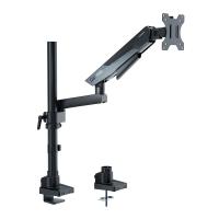 Humanmotion Humanex Single Gaming Inverted Monitor Arm - Matte Black/Titanium Grey (TX02-1PG)