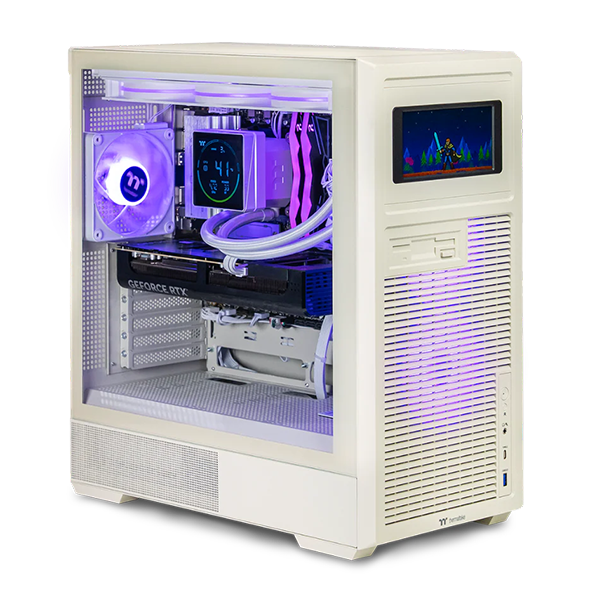 Thermaltake Gaming System Retro Xtreme AMD 7800X3D RTX 5080 2TB SSD 32GB RAM W11H Gaming PC with Retro 360 LCD (CA-4L2-00SQWA-03)