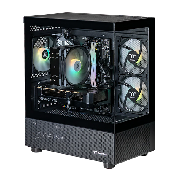 Thermaltake Horizon Elite Intel i5-14400F RTX 5060 1TB SSD 32GB RAM W11H Gaming PC - Black (CA-4Q1-00S1WA-00)