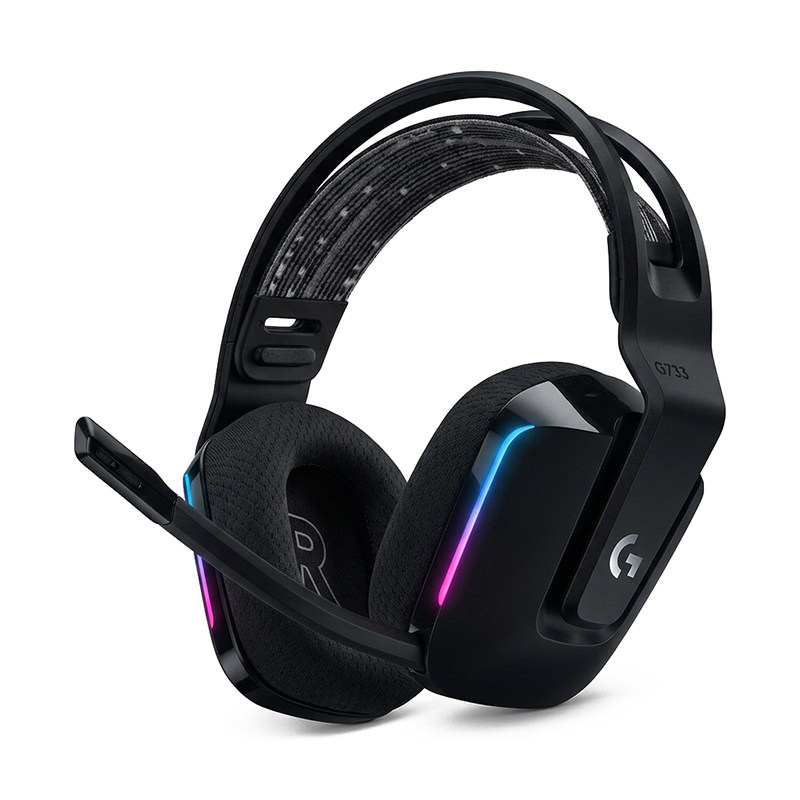 Logitech G733 Lightspeed RGB Gaming Wireless Headset - Black (981-000866)