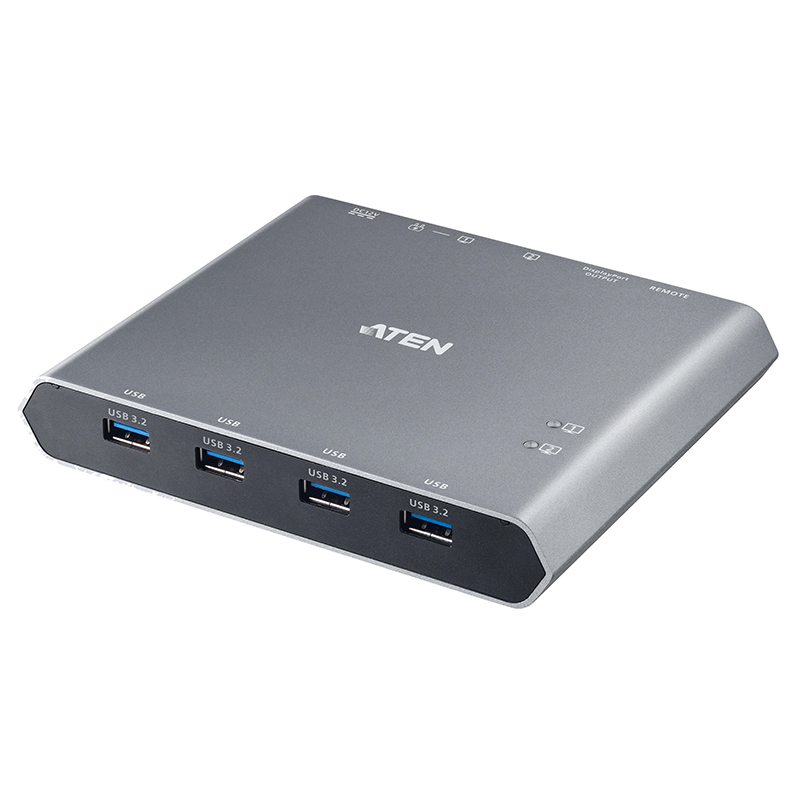 Aten US3311 2 Port DisplayPort USB-C KVM Dock Switch (US3311-AT-U)