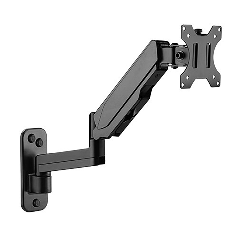 Brateck Single Screen Wall Mounted Articulating Gas Spring Monitor Arm for 17in to 32in 8kg (LDA30-112)