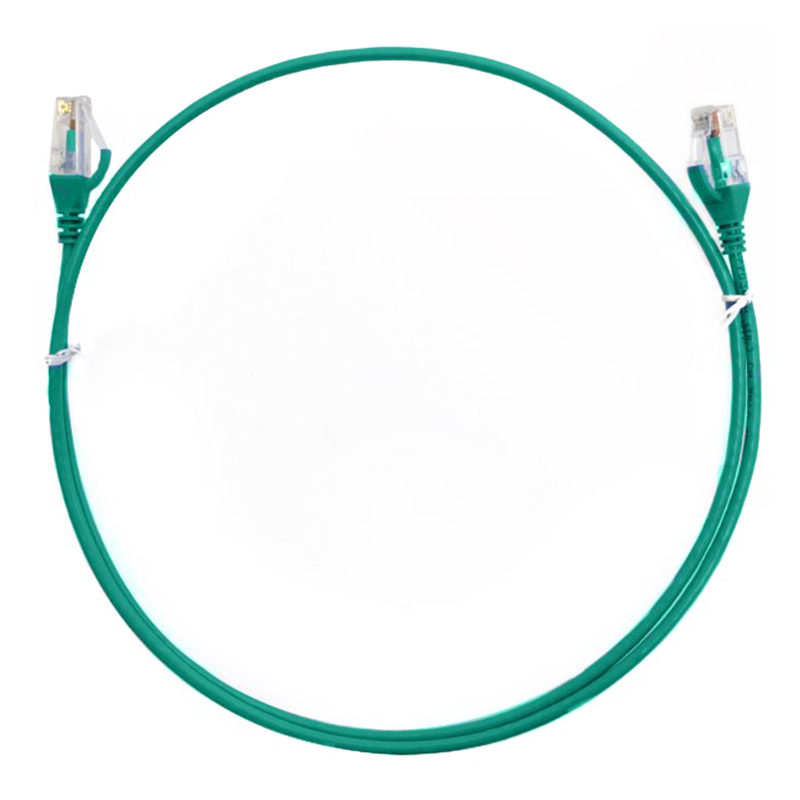 8ware CAT6 Ultra Thin Slim Cable 5m/500cm - Green (CAT6THINGR-5M)