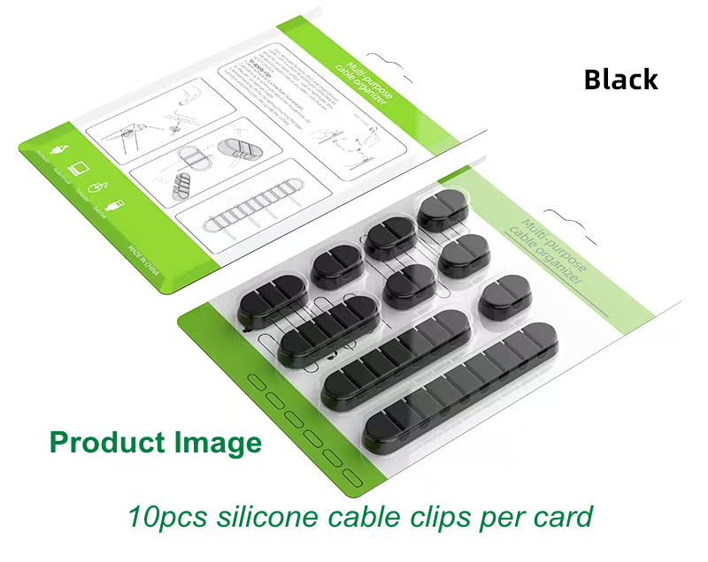 Cable Organizer Clips Cord Holder Self Adhesive Cable Management Removable & Reusable Cable Holder for USB Cable/Power Cord/Wire 2026 upgrade version