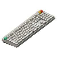 NuPhy Node100 High-Profile Lunar White Wireless Mechanical Keyboard - Blush Max Switch (KBNPN100WHBHMAX)