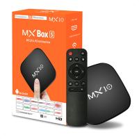 Android 10 Smart TV Box Dual-Band Wi-Fi and Bluetooth 4K UHD Streaming Google Voice Assistant