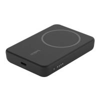 Belkin BoostCharge Magnetic Wireless Power Bank 5K mAh + Stand - Black (BPD004BTBK)