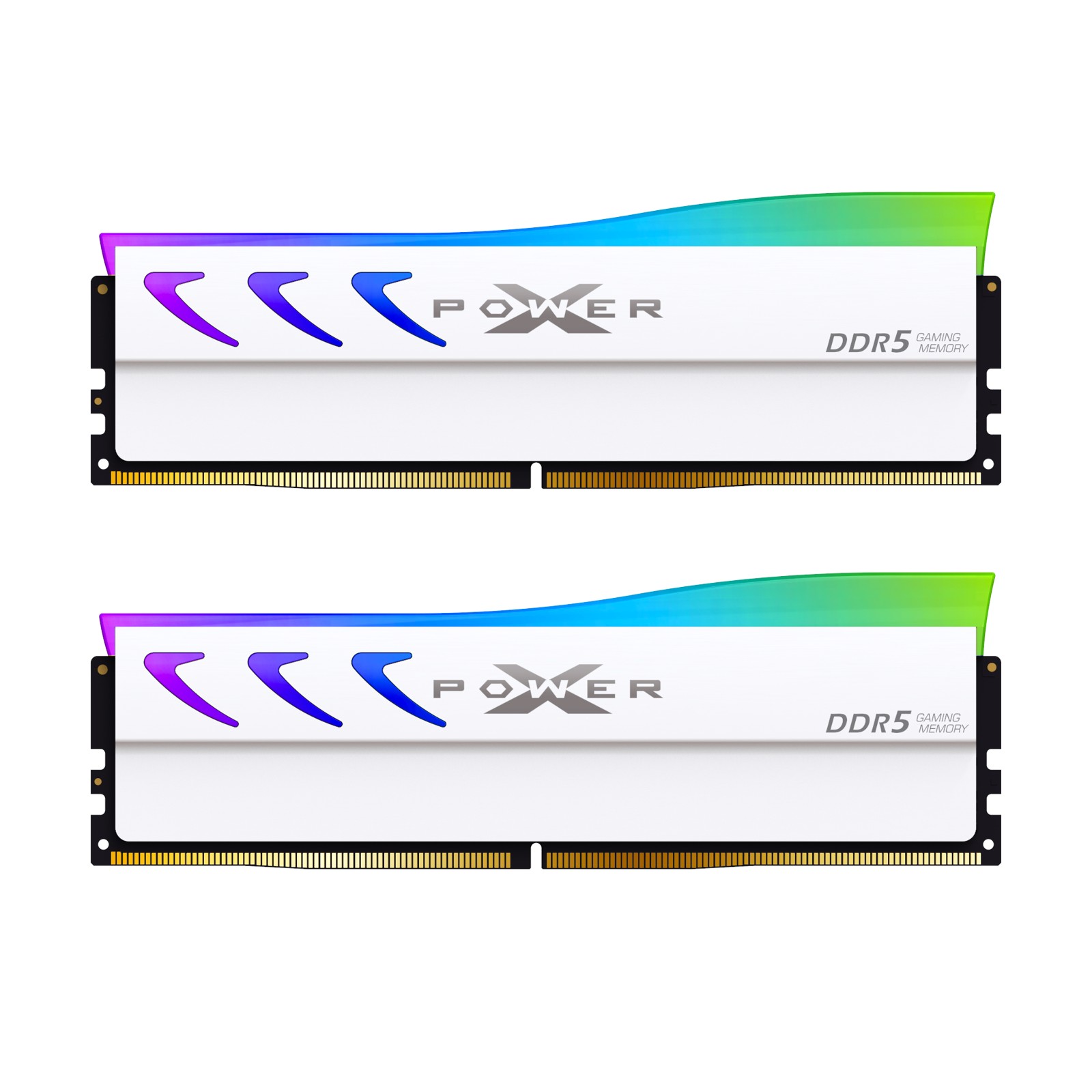 Silicon Power XPOWER STORM 32GB (2x16GB) CL36 RGB DDR5 6000MT/s Gaming Memory Supports Intel XMP/AMD EXPO UDIMM, White - SP032GXLWU60FFDL