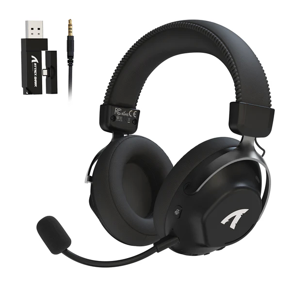 ATTACK SHARK L80PRO Wireless Gaming Headse - Black