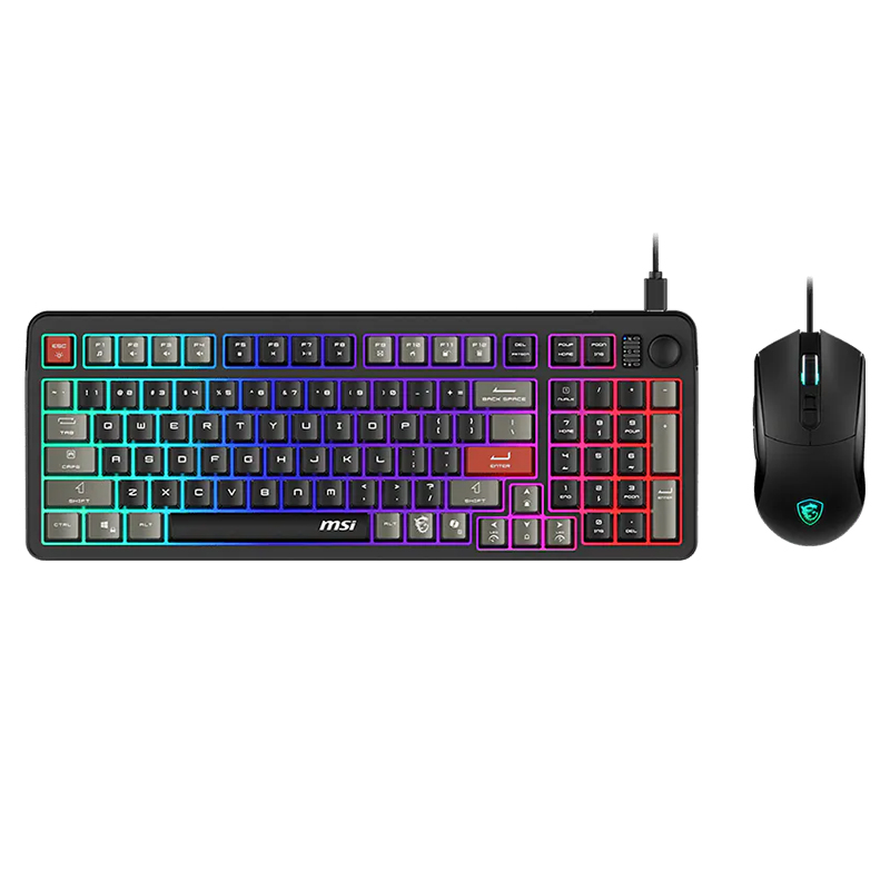 MSI FORGE GK110 RGB Combo Keyboard and Mouse US (FORGE GK110 COMBO US)