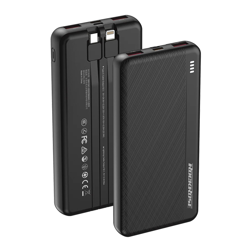 Rockrose PowerLink 10 Nova 10000mAh 20W Quick Charge Power Bank - Black (RRPB85)