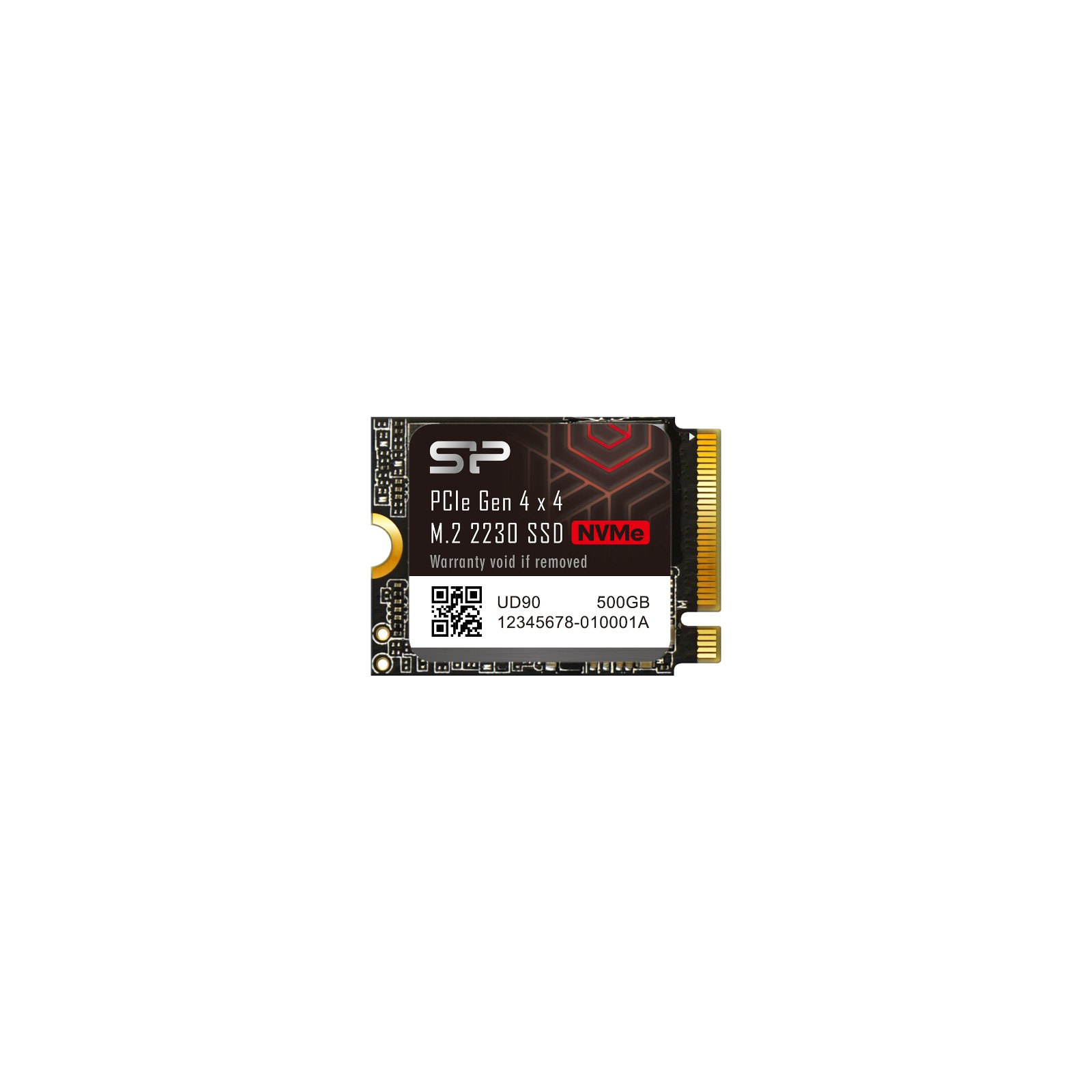 Silicon Power UD90 500GB NVMe PCIe 4.0 M.2 SSD Read speeds 4700MB/s, 3D NAND M.2 2230 Internal SSD for Desktop Laptop - SP500GBP44UD9007