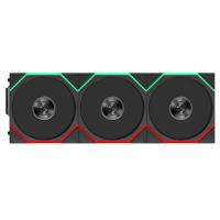 Lian Li Uni Fan TL Flex 2.4GHz Wireless 120mm ARGB Fan 3 Pack - Black (12TL1F3B)
