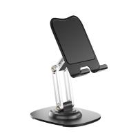 Metal Aluminum Alloy Phone Stand 360° Rotatable Desktop Holder Adjustable Height Lazy Bracket for Mobile Phone Tablet