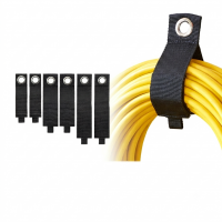 6-Pack Heavy-Duty Storage Straps, Trilancer Storage Straps  Reusable Hook and Loop Cable Ties with Eyelets,Extension Leads, Hoses, Ropes, Garage