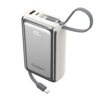 Power-Banks-Choetech-PowerLeap-45W-20000mAh-Power-Bank-with-USB-C-and-Lightning-Cables-Silver-White-CTB836SL-5