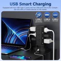 Powerboards-and-Adapters-17-in-1-Surge-Protected-Tower-Power-Board-3M-Extension-Cord-Individual-Switches-12-AC-Outlets-USB-Ports-2400W-Power-Strip-for-Home-Office-Dorm-2