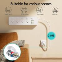 Powerboards-and-Adapters-3M-Individual-Control-Power-Strip-3250W-Surge-Protector-5-AU-Sockets-4USB-C-2USB-A-Wall-Mount-Extension-Cord-White-23