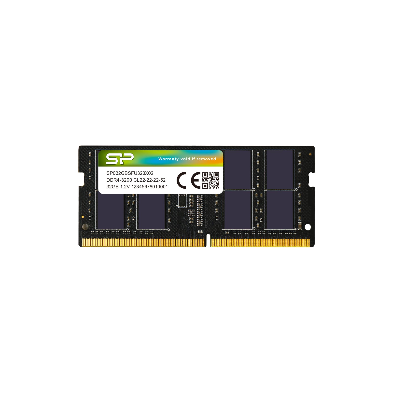 Silicon Power 32GB (1x32GB) 3200MT/s CL22 DDR4 SODIMM Laptop RAM - SP032GBSFU320X02