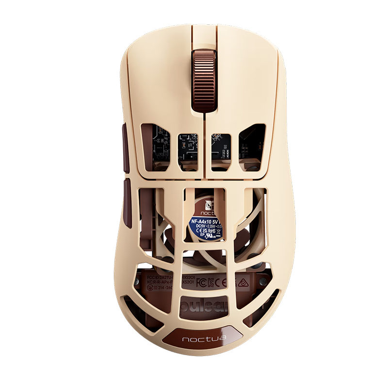 Pulsar x Noctua Feinmann F01 8K Wireless Fan Cooled Gaming Mouse (PSFMF01XS201)