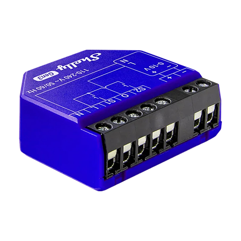 Shelly Dimmer 0/1-10V Gen3 Wi-Fi Dimmer Controller with Power Measurement (SH-SHELLY-01DIM)