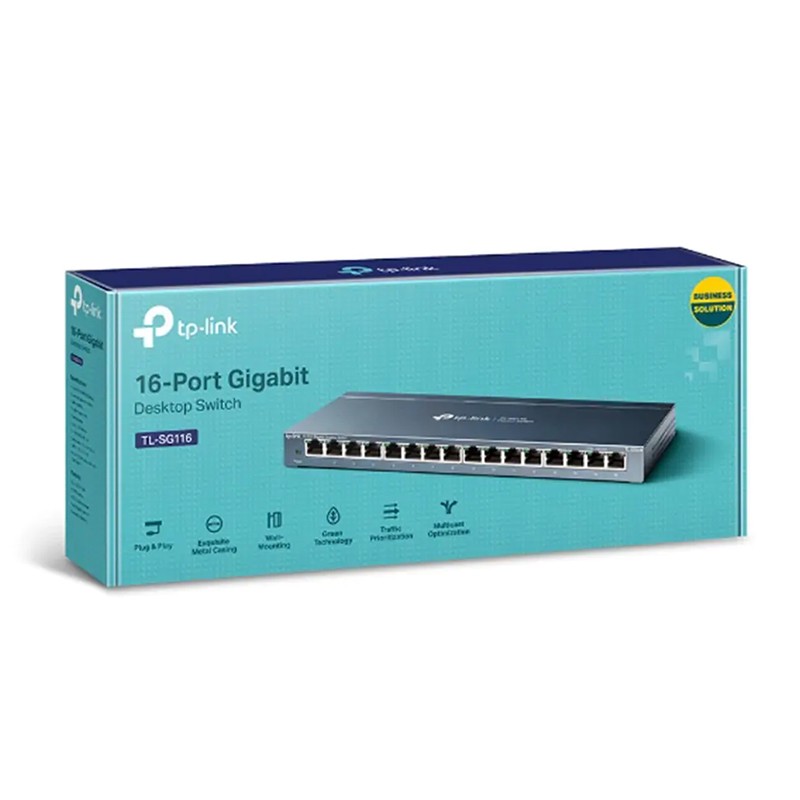 TP-Link 16-Port Gigabit Desktop Switch (TL-SG116)