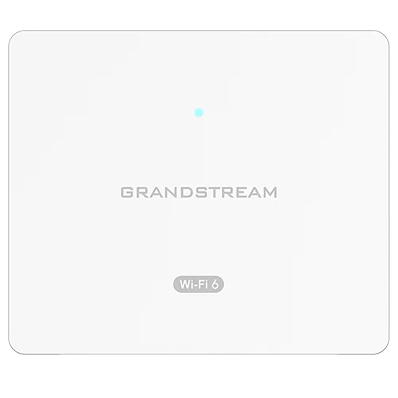 Grandstream 4 Port Gigabit Ethernet 2x2 802.11ax AX3000 Wi-Fi 6 Access Point with Integrated PoE Switch (GR-GWN7604)