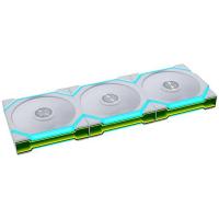 Lian Li Uni Fan SL Flex 120mm ARGB White Fan - 3 Pack (12SL1F3W)