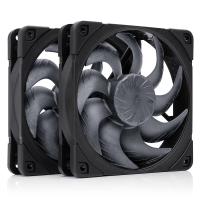 Noctua F-A12X25 G2 PWM 120mm Chromax Fan - Black 2 Pack (NF-A12X25 G2 PWM SX2-PP-CH-BK)