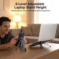 Laptop-Accessories-3-in-1-Portable-Laptop-Stand-with-Magnetic-Phone-Holder-Grey-Augearix-3