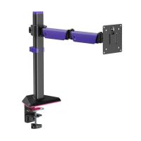 Monitor-Accessories-Brateck-Articulating-RGB-Lighting-Gaming-Monitor-Arm-Screen-Size-17in-40in-Up-to-12-Kg-Matte-Black-LDT89-C012L-1