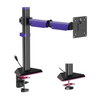 Monitor-Accessories-Brateck-Articulating-RGB-Lighting-Gaming-Monitor-Arm-Screen-Size-17in-40in-Up-to-12-Kg-Matte-Black-LDT89-C012L-5
