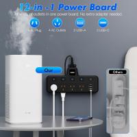 Powerboards-and-Adapters-2M-AU-Power-Strip-12-in-1-Surge-Protected-Individual-Switches-RGB-Touch-Night-Light-USB-A-USB-C-2500W-Black-Augearix-4
