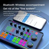 Sound-Cards-F99MAX-Bluetooth-Live-Sound-Card-Mixer-USB-Podcast-Audio-Interface-for-Phone-PC-Streaming-Karaoke-7