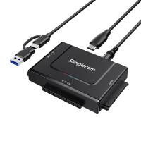 Simplecom SuperSpeed USB to 2.5in + 3.5in and 5.25in SATA/IDE Adapter with Power Supply (SA492C)