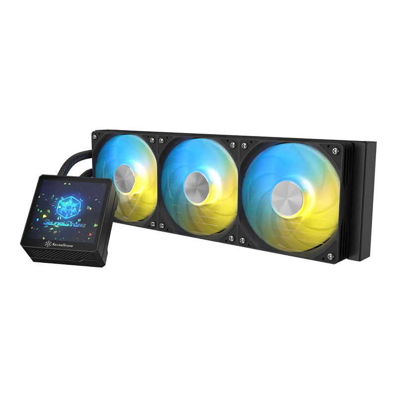 SilverStone Frost Knight 360 Elite LCD Max 360mm ARGB Liquid CPU Cooler (SST-FK360ELMB-ARGB)
