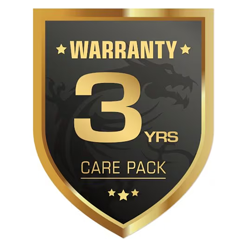 MSI Care Pack Bundle for High-End 1YR RTV Warranty Extension + 3YR On-site Service (Y06-Z390008-MSI)