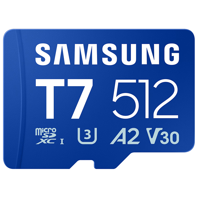 Samsung 512GB T7 MicroSDXC Card (MB-MB512T/WW)
