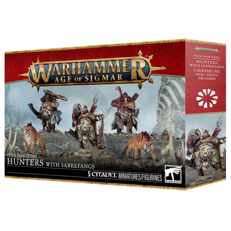 Games Workshop 95-23 Ogor Mawtribes: Hunters With Sabrefangs (99120213045)