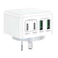 4-Port-40W-PD-Fast-Charger-AU-Plug-2-USB-C-PD-20W-2-USB-A-Multi-Port-Wall-Charger-Type-C-Power-Adapter-for-iPhone-Samsung-Augearix-1