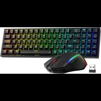 Redragon S136 Gaming Keyboard & Mouse Combo, 75% K628 Tri-Mode Wireless RGB Mechanical Keyboard and 7200 DPI Wireless Gaming Mouse Bundle